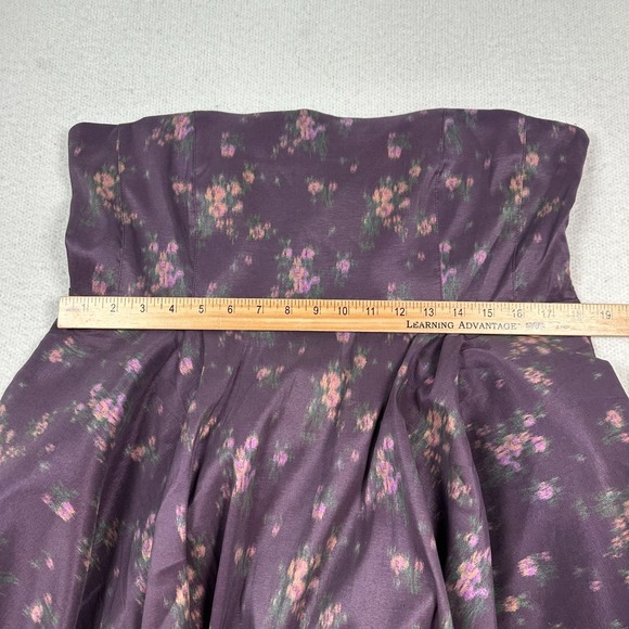 NWT Tuckernuck Naomi Midi Dress A Line Floral Purple Rosette Amethyst -‎ XXL - Picture 12 of 16